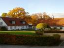 The main house and the stallion stable and the right